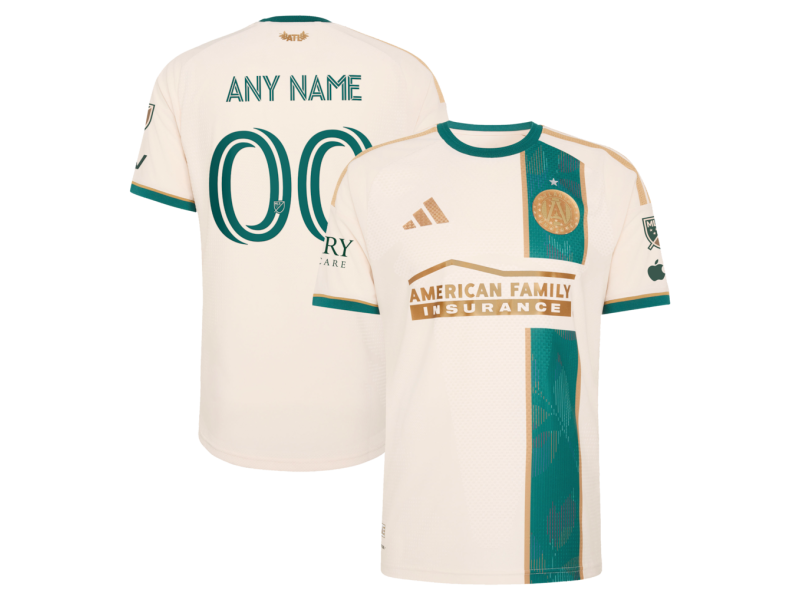 Custom Atlanta United FC 2026 Spirit Of '96 Player Version Jersey - Tan With Patch