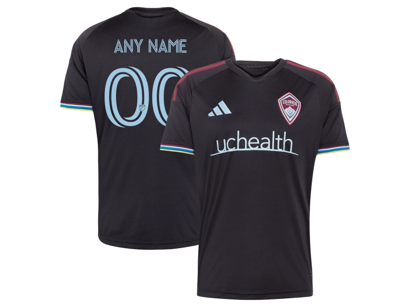Custom Colorado Rapids 2026 Colorful Colorado Fan Version Jersey -Black
