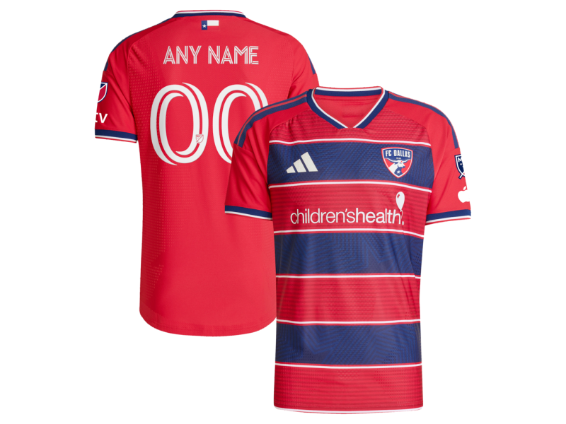 Custom FC Dallas 2026 DNA Edition Player Version Jersey - Red With Patch