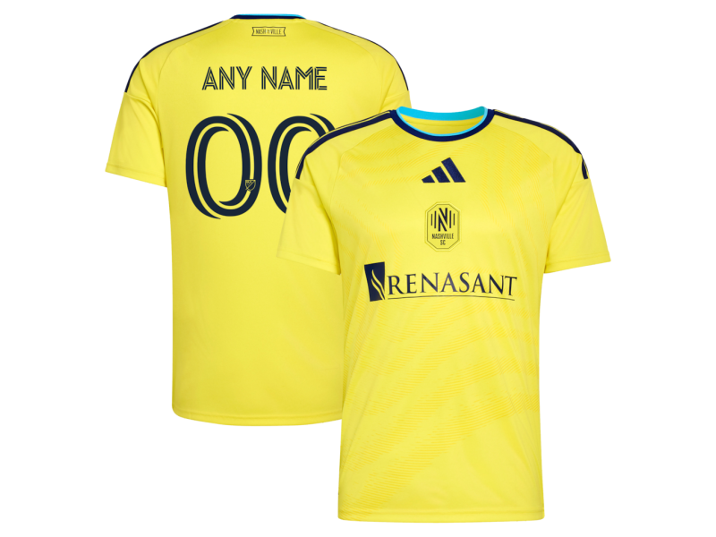 Custom Nashville SC 2026 The Reverb Edition Fan Version Jersey -Yellow