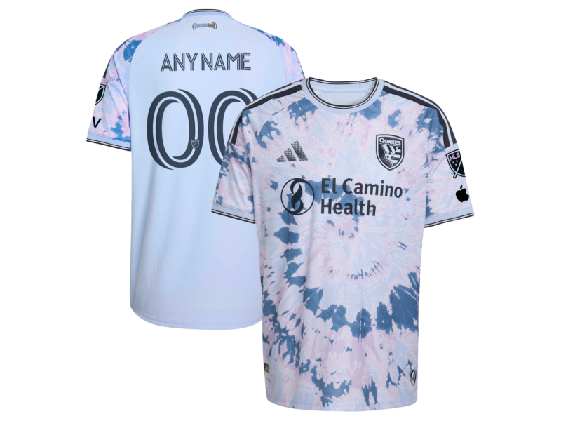 Custom San Jose Earthquakes 2026 The Dead Edition Player Version Jersey - Light Blue With Patch