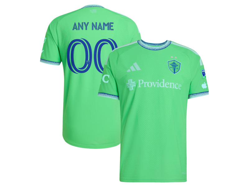 Custom Seattle Sounders FC 2026 The Evergreen State Edition Player Version Jersey - Rave Green With Patch