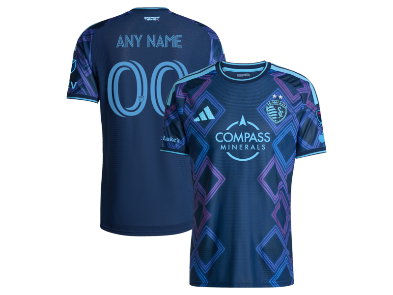 Custom Sporting Kansas City 2026 The 18th &amp; Vine Edition Player Version Jersey - Blue With Patch