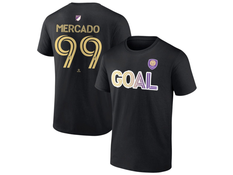 Men's Orlando City SC Goal #99 Carlos Mercado T-Shirt - Black