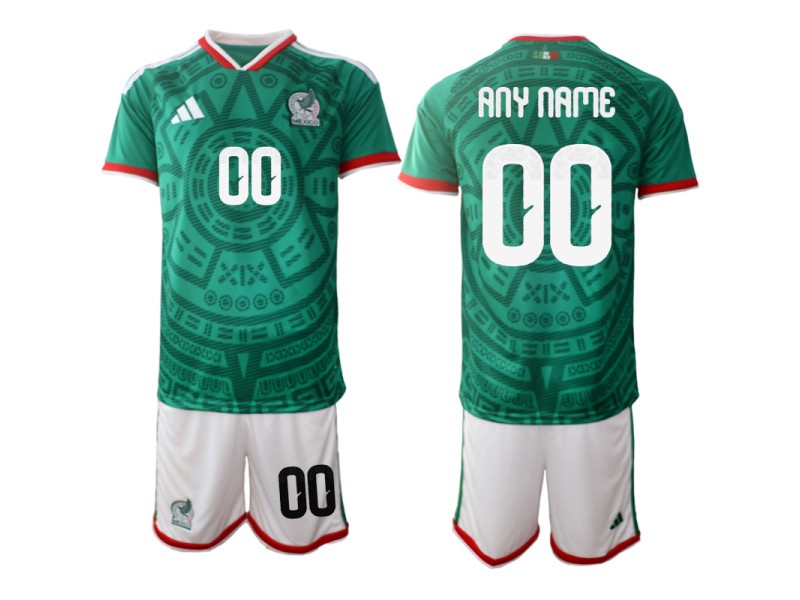 Custom Mexico 2026 World Cup Home Fan Jersey - Green