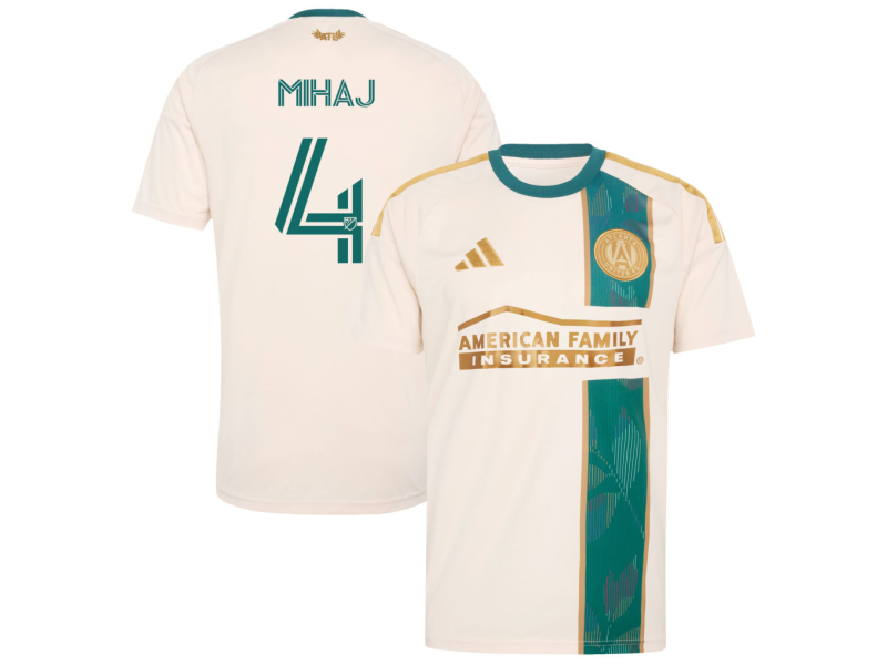 Enea Mihaj Atlanta United FC 2026 Spirit of '96 Fan Version Jersey - Tan