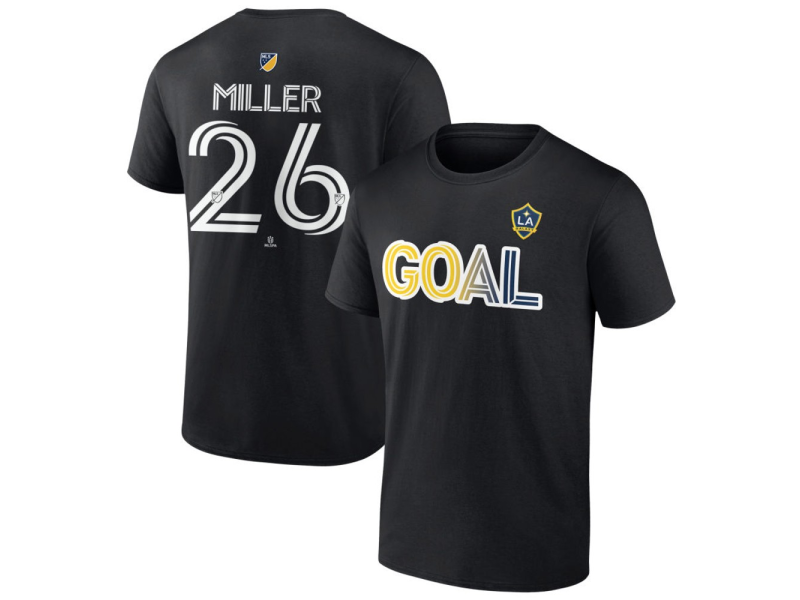 Youth LA Galaxy Goal #26 Harbor Miller T-Shirt - Black