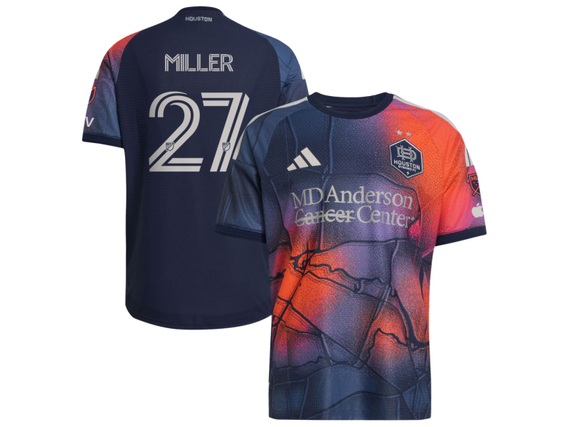 Reese Miller Houston Dynamo FC 2026 Mission Control Player Version Jersey - Blue With Patch