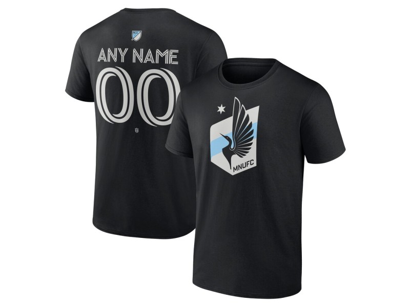 Youth Minnesota United FC Custom Team Authentic T-Shirt - Black