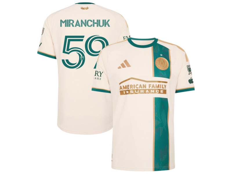Alexey Miranchuk Atlanta United FC 2026 Spirit Of '96 Player Version Jersey - Tan With Patch