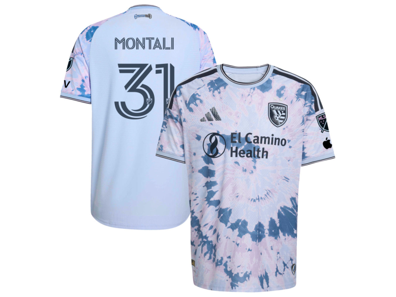 Francesco Montali San Jose Earthquakes 2026 The Dead Edition Player Version Jersey - Light Blue With Patch