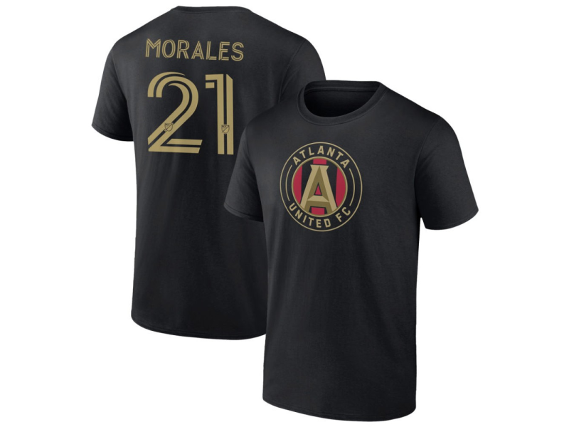 Men's Atlanta United FC #21 Efrain Morales T-Shirt - Black