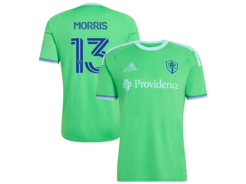 Jordan Morris Seattle Sounders FC 2026 The Evergreen State Edition Fan Version Jersey - Rave Green