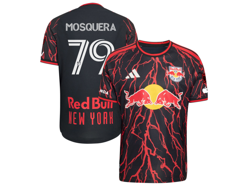 Rafael Mosquera New York Red Bulls 2026 The Rooted Edition Player Version Jersey - Black With Patch