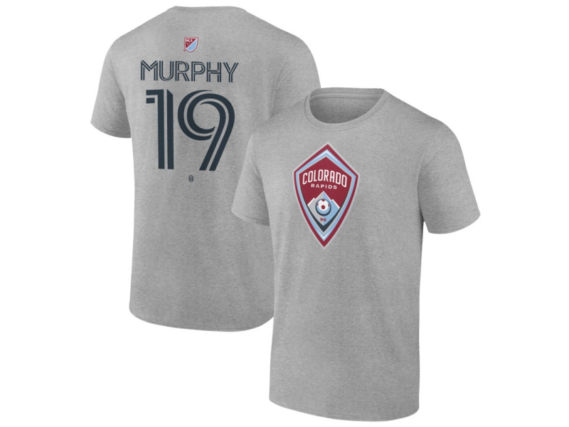 Youth Colorado Rapids #19 Ian Murphy Team Authentic T-Shirt - Gray