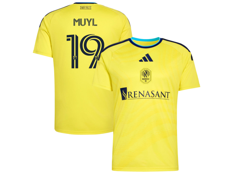 Alex Muyl Nashville SC 2026 The Reverb Edition Fan Version Jersey - Yellow