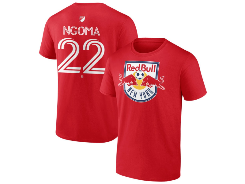 Youth New York Red Bulls #22 Serg Ngoma Team Authentic T-Shirt - Red