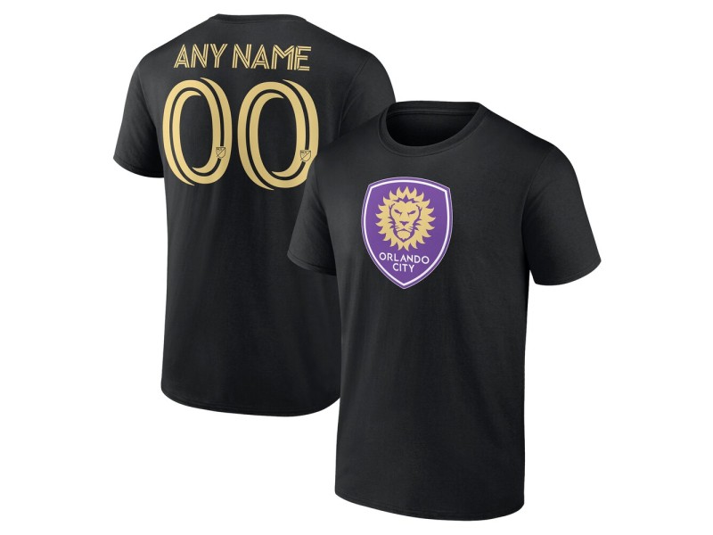 Men's Orlando City SC Custom T-Shirt - Black