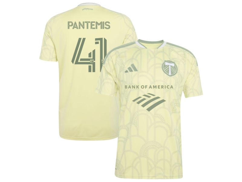 James Pantemis Portland Timbers 2026 Civic Stadium Edition Fan Version Jersey - Yellow