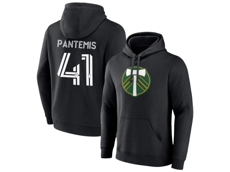 Men's Portland Timbers #41 James Pantemis Pullover Hoodie - Black