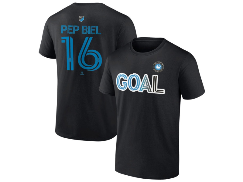 Men's Charlotte FC Goal #23 Nikola Petkovic T-Shirt - Black