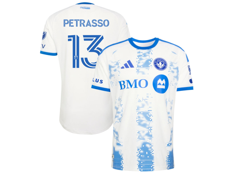 Luca Petrasso CF Montreal 2026 The Procure Player Version Jersey - White With Patch