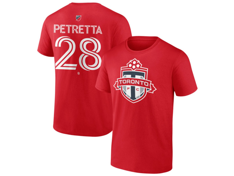 Youth Toronto FC #28 Raoul Petretta Team Authentic T-Shirt - Red