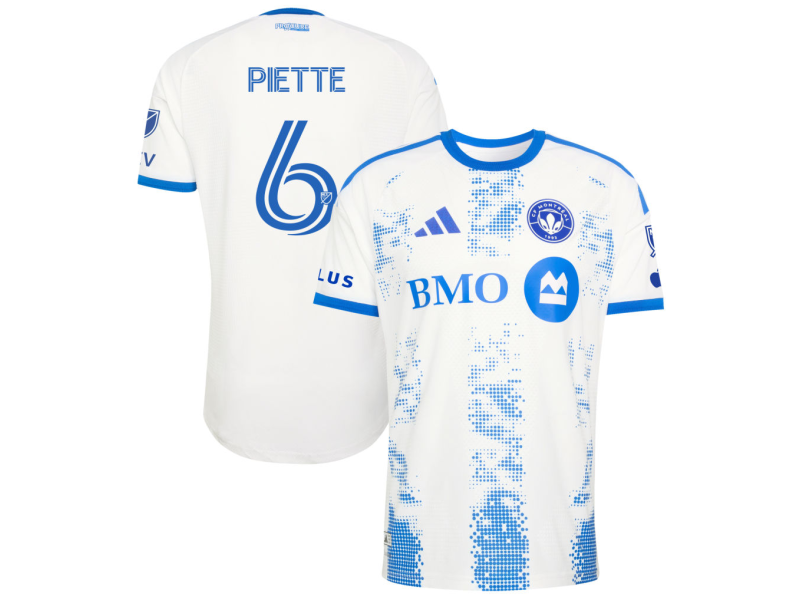 Samuel Piette CF Montreal 2026 The Procure Player Version Jersey - White With Patch