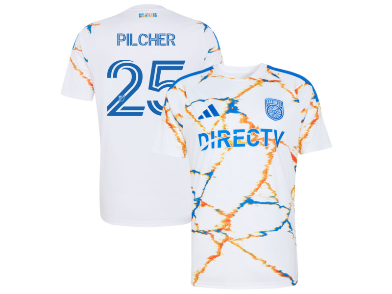 Ian Pilcher San Diego FC 2026 Unprecedented Unity Edition Fan Version Jersey - White