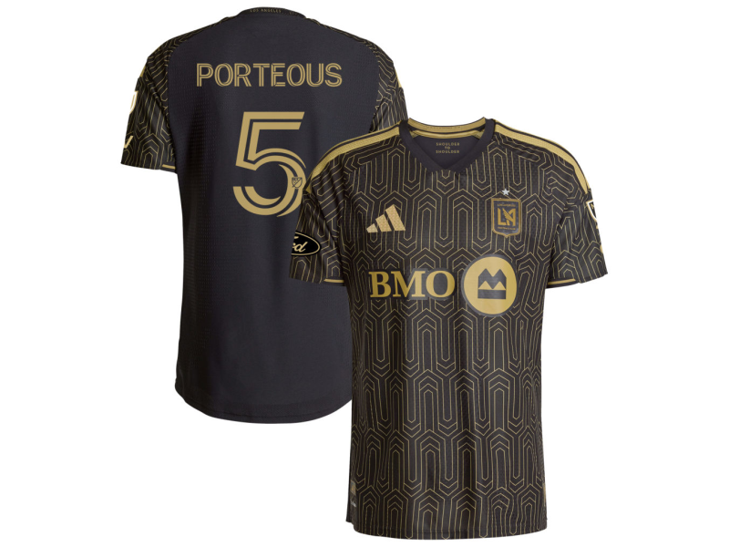 Ryan Porteous LAFC 2026 Primary Edition Player Version Jersey - Black With Patch