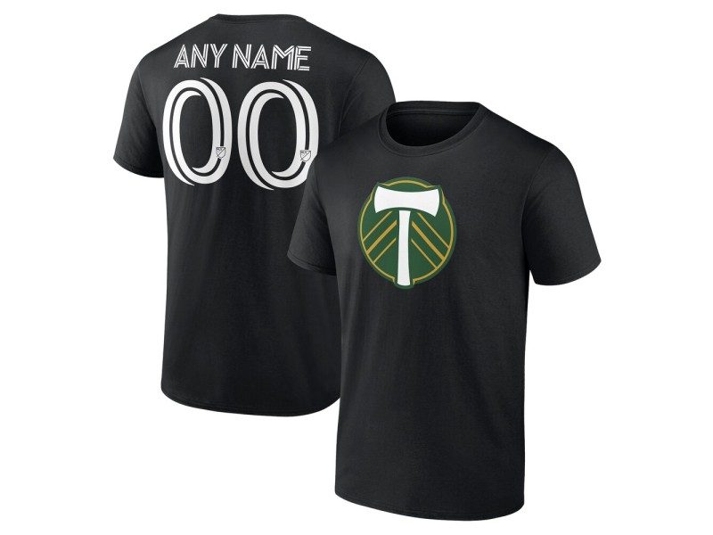 Men's Portland Timbers Custom T-Shirt - Black