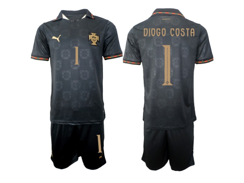 DIOGO COSTA Portugal 2026 World Cup Special Edition Away Fan Jersey - Black