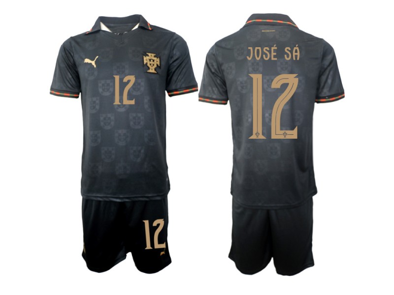 JOSE SA Portugal 2026 World Cup Special Edition Away Fan Jersey - Black