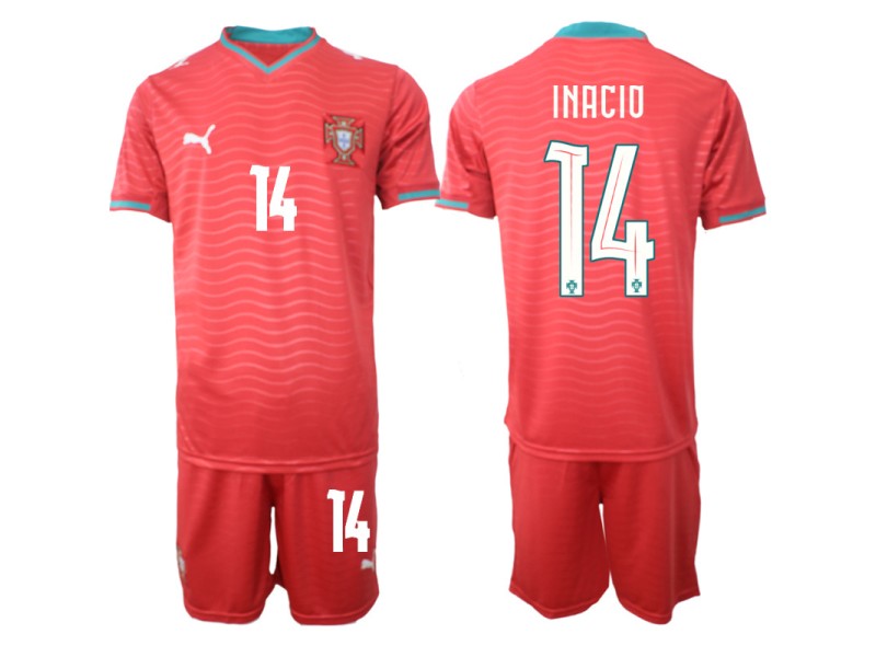 INACIO Portugal 2026 World Cup Home Fan Jersey - Red