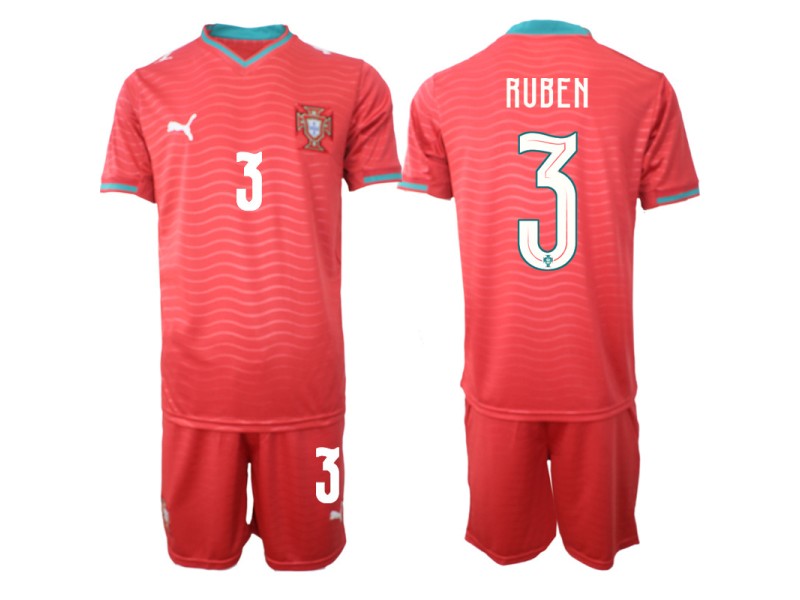 RUBEN Portugal 2026 World Cup Home Fan Jersey - Red