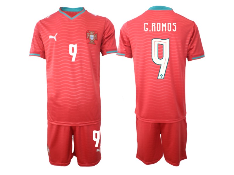 G.ROMOS Portugal 2026 World Cup Home Fan Jersey - Red