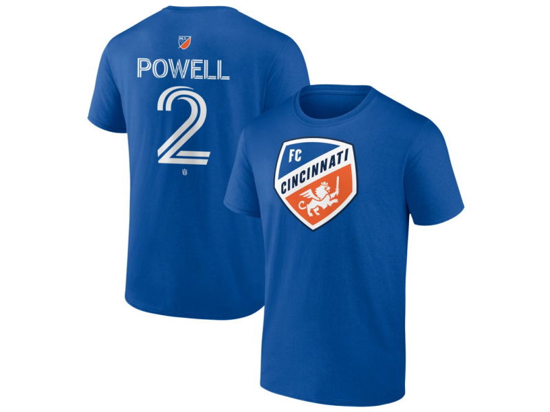 Youth FC Cincinnati #2 Alvas Powell Team Authentic T-Shirt - Royal