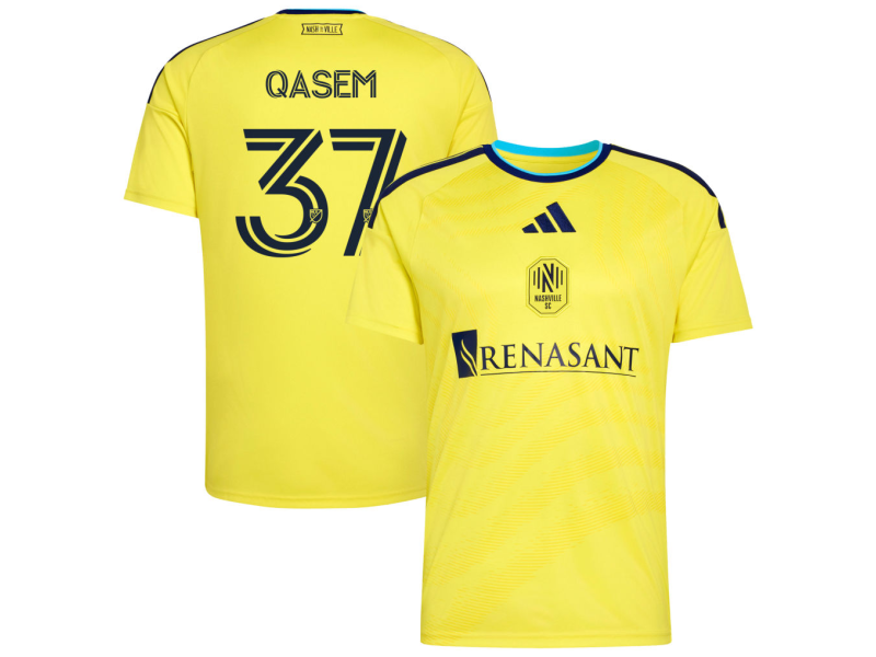 Ahmed Qasem Nashville SC 2026 The Reverb Edition Fan Version Jersey - Yellow