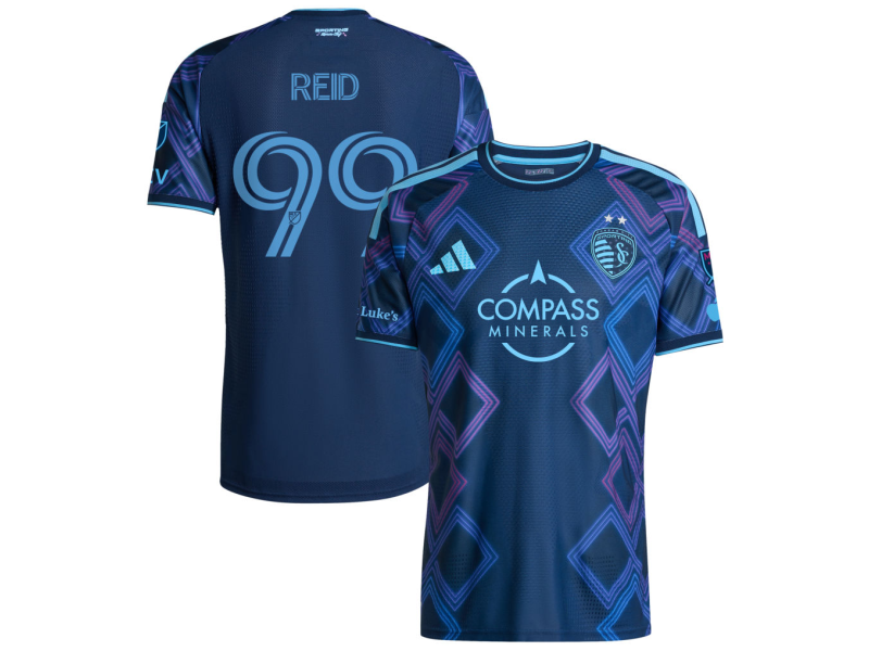 Jayden Reid Sporting Kansas City 2026 The 18th & Vine Edition Player Version Jersey - Blue With Patch