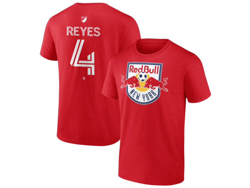 Youth New York Red Bulls #4 Andres Reyes Team Authentic T-Shirt - Red