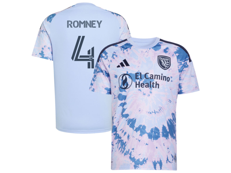 David Romney San Jose Earthquakes 2026 The Dead Edition Fan Version Jersey - Light Blue