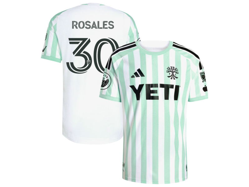 Joseph Rosales Austin FC 2026 The Rooted Edition Player Version Jersey - White With Patch