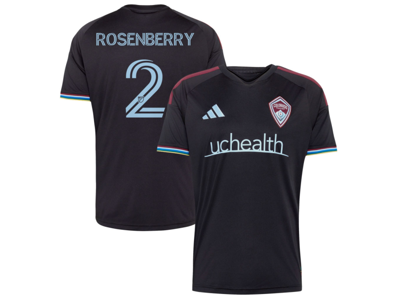 Keegan Rosenberry Colorado Rapids 2026 Colorful Colorado Fan Version Jersey - Black