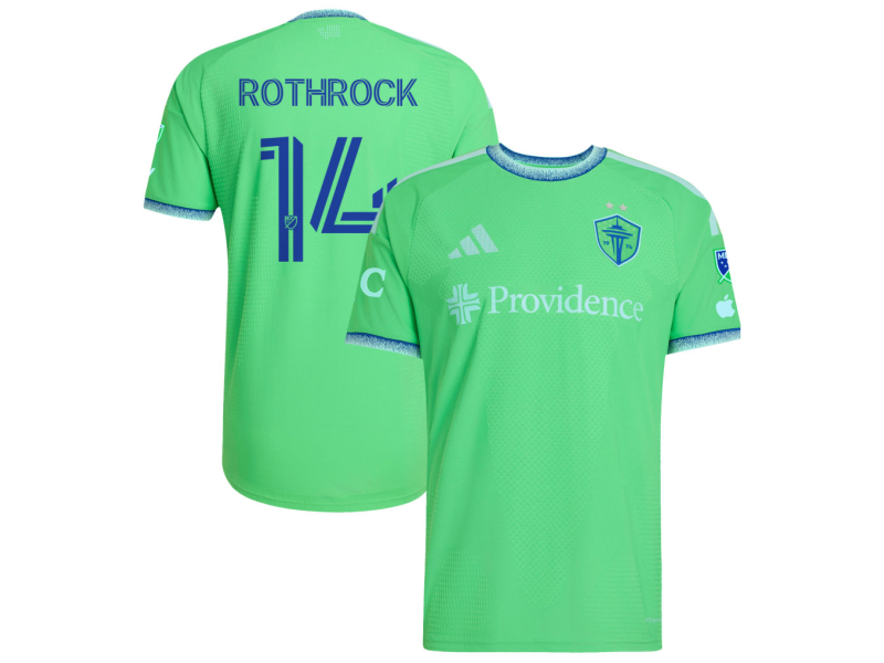 Paul Rothrock Seattle Sounders FC 2026 The Evergreen State Edition Player Version Jersey - Rave Green With Patch