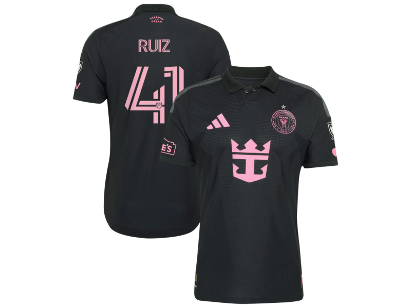 David Ruiz Inter Miami CF 2026 Presagio Player Version Jersey - Black With Patch