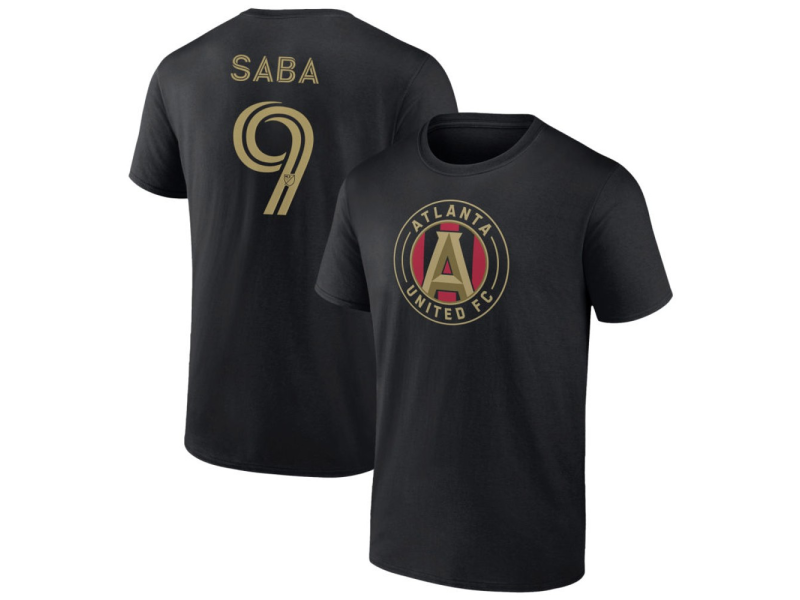 Men's Atlanta United FC #9 Saba T-Shirt - Black