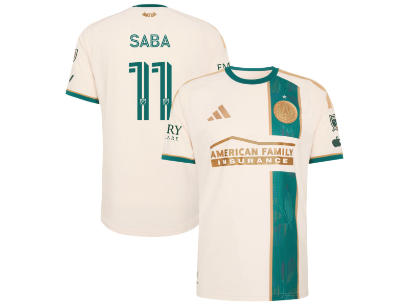 Lobjanidze Saba Atlanta United FC 2026 Spirit Of '96 Player Version Jersey - Tan With Patch