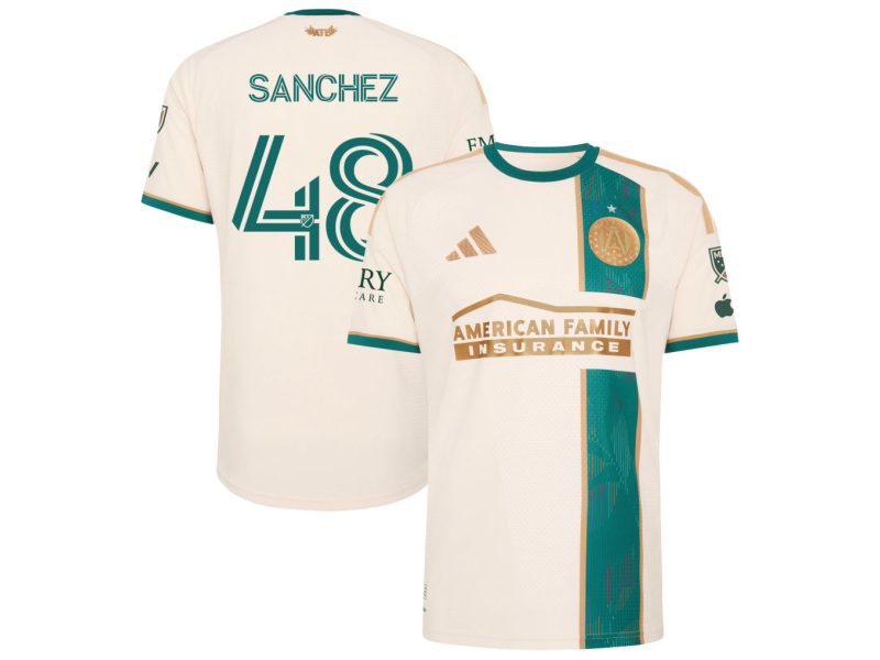 Cooper Sanchez Atlanta United FC 2026 Spirit Of '96 Player Version Jersey - Tan With Patch