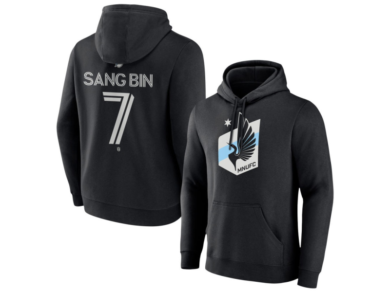Men's Minnesota United FC #7 Sang Bin Team Authentic Pullover Hoodie - Black