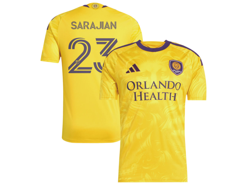 Harvey Sarajian Orlando City SC 2026 Sunken Treasure Edition Player Version Jersey - Gold With Patch